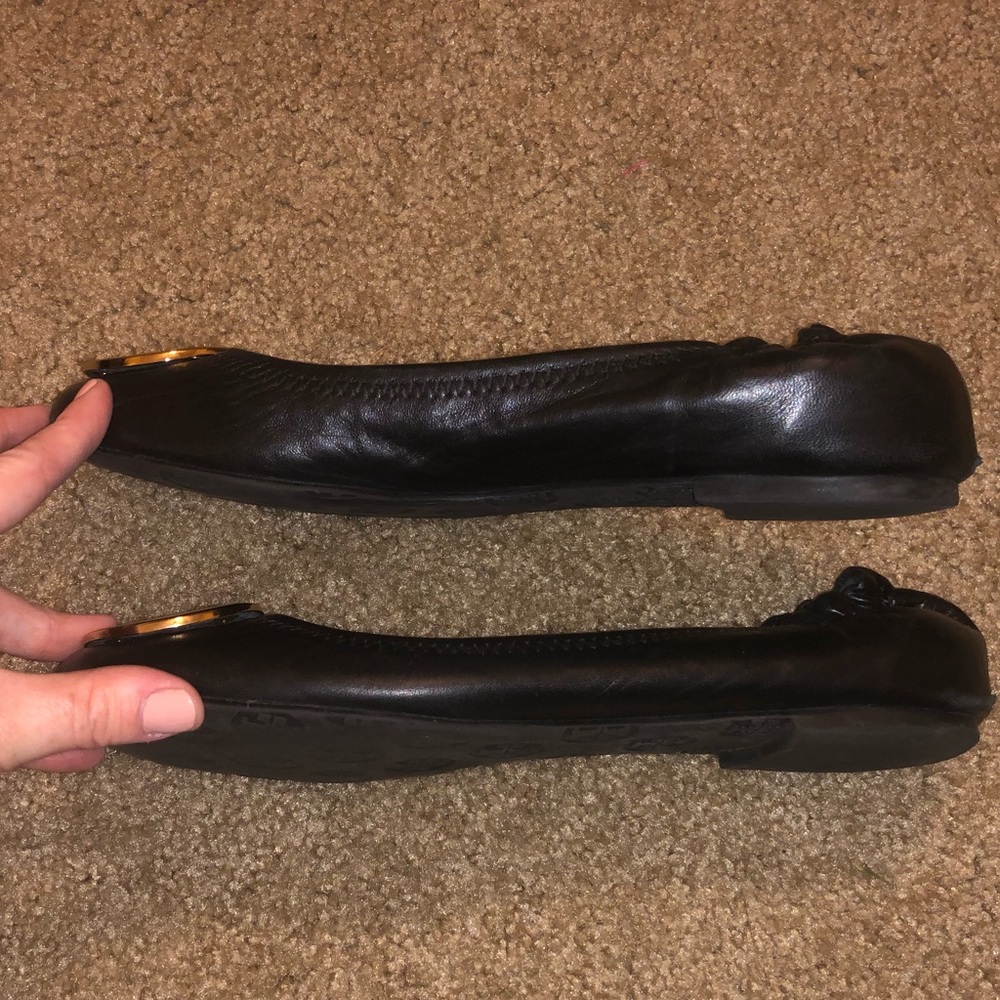 Black Tory Burch Ballet Flats - Picture 4 of 5
